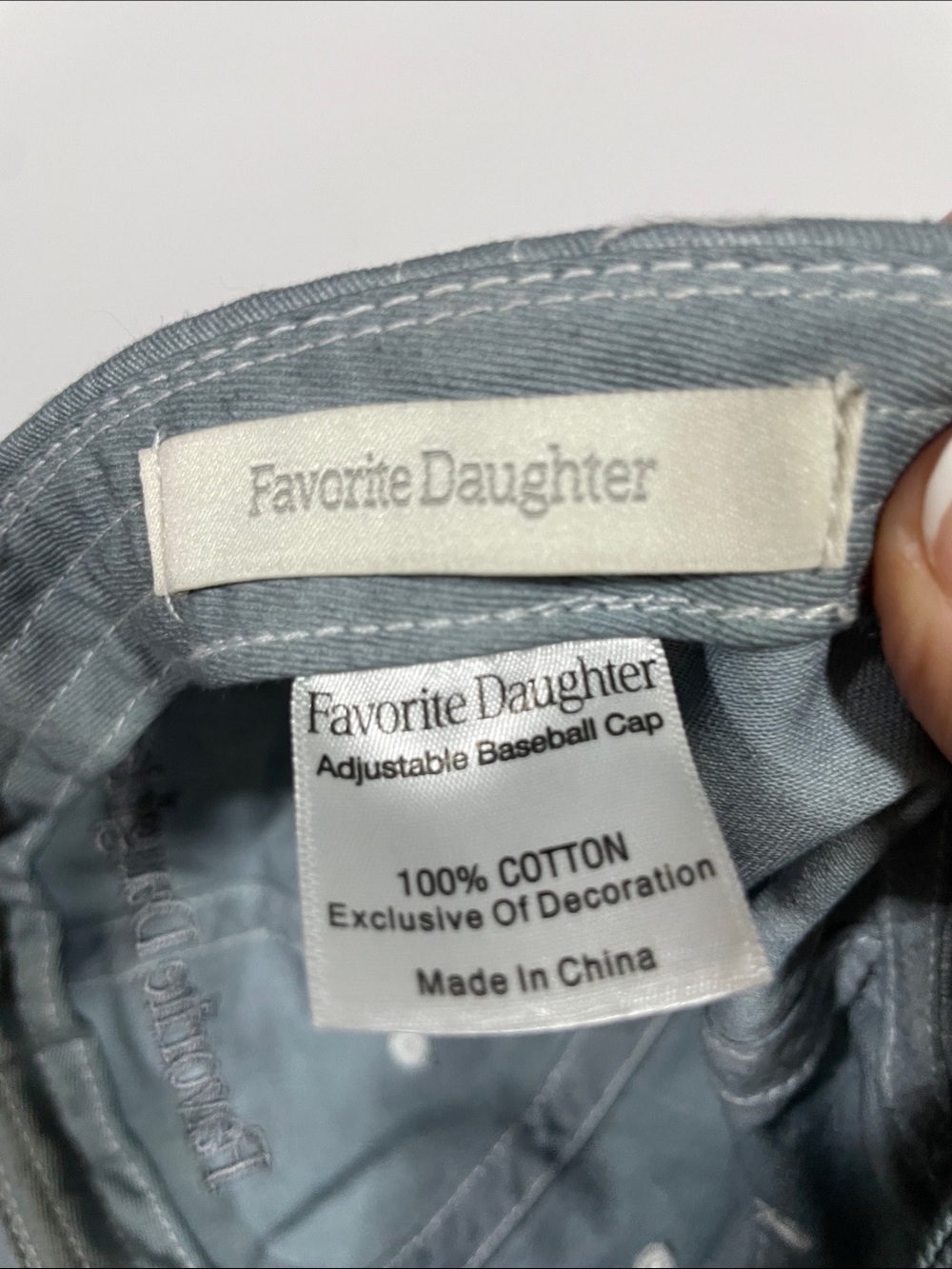 Favorite Daughter Sky Blue Logo Dad Hat - Picture 2 of 5